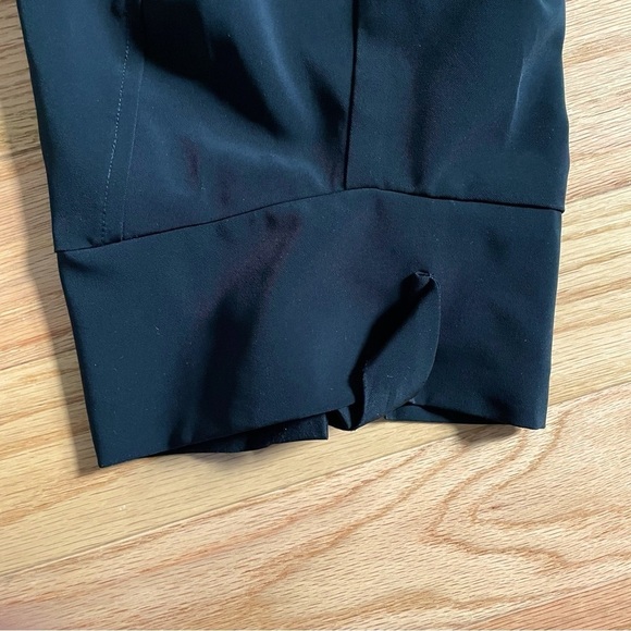 Elm Design Black Adjustable Buckle Hem Wide Leg Two Pocket Trousers EUC Size 4 - Picture 5 of 7